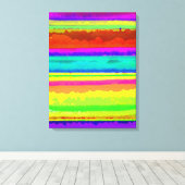 Bright Stripe Leinwanddruck (Insitu (Holzboden))