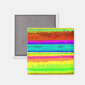 Bright Stripe Magnet (Vorderseite/Rückseite)