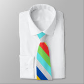 Bright Stripe Necktie Krawatte (Gebunden)