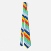 Bright Stripe Necktie Krawatte (Rückseite)