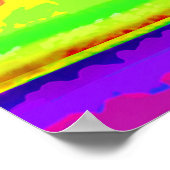 Bright Stripe Poster (Ecke)