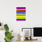 Bright Stripe Poster (Heimbüro)