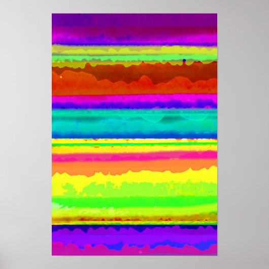 Bright Stripe Poster (Vorne)