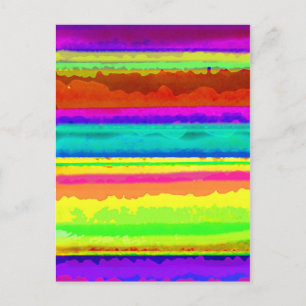 Bright Stripe Postkarte