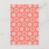 Bright Stylized Sunflower Feminine Baptism (Rückseite)