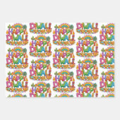 Bright Südasien Geschenkpapier Set (Vorderseite 3)