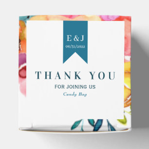 Bright Summer bunt Gastgeschenk Hochzeit Bag Geschenkschachtel