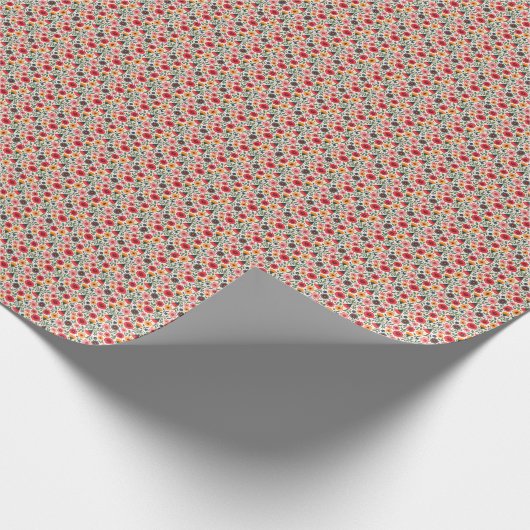 Bright Summer Flowers Geschenkpapier (Ecke)