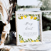 Bright Summer Lemon Brautparty Ring Hit Poster