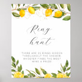 Bright Summer Lemon Brautparty Ring Hit Poster (Vorne)