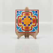 Bright Sun Star Moroccan Ceramic Tile Fliese