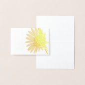 Bright Sunflower Folienkarte (Anzeige)