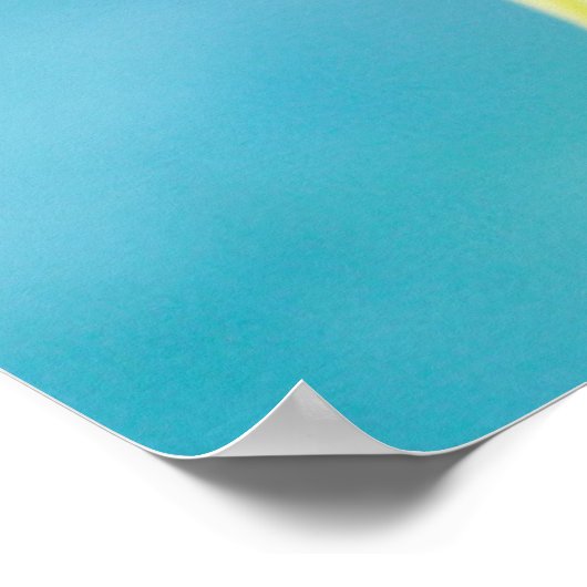 Bright Sunflower Poster (Ecke)