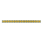 Bright Sunflower Ribbon Satinband (Vorderseite)