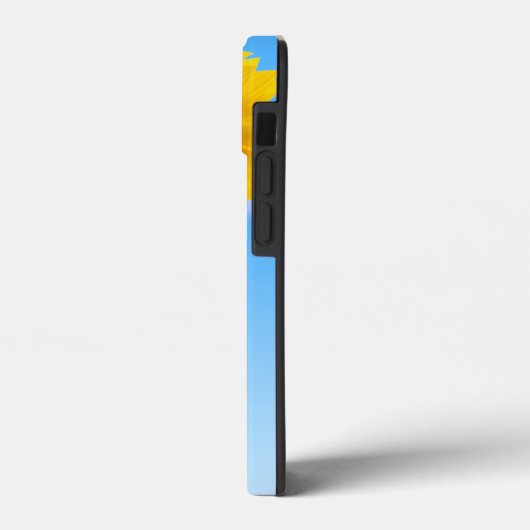 Bright Sunflower Sky Script Steam Name Phone Case (Rückseite / Links)