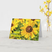 Bright Sunshine Blume Geburtstagskarte Karte (Gelbe Blume)