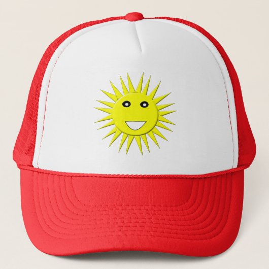 Bright Sunshine Hat Truckerkappe (Vorderseite)