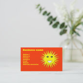 Bright Sunshine individuell anpassbare Visitenkart Visitenkarte (Stehend Vorderseite)