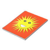Bright Sunshine Notepad Notizblock (Rotiert)