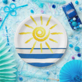 „Bright Sunshine“ Pappteller (Party)