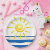 „Bright Sunshine“ Pappteller (Party)