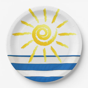 „Bright Sunshine“ Pappteller