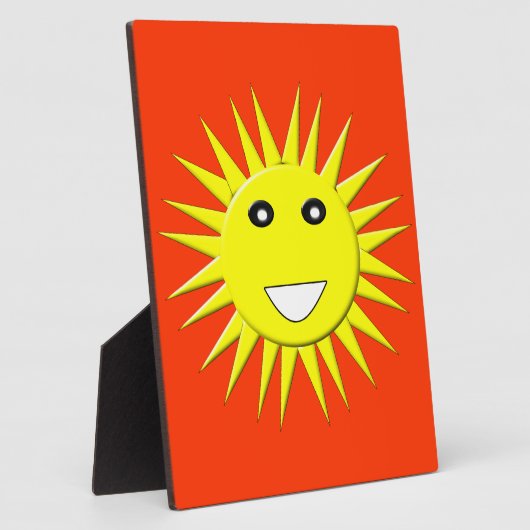 Bright Sunshine Plaque Fotoplatte (Seite)