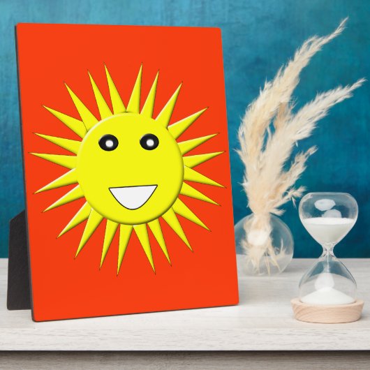 Bright Sunshine Plaque Fotoplatte (Seite)
