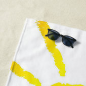 "Bright Sunshine" Strandtuch (Beispiel)