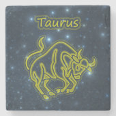 Bright Taurus Steinuntersetzer (Vorderseite)