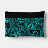 Bright Teal  Cosmetic Bag  Zubehörtasche (Vorderseite)