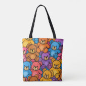 Bright Teddy Bears Tasche (Rückseite)