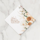 Bright Terracotta Calla Lilies Diamond Geschenkanhänger (Vorderseite)