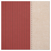 Bright Textured Red & Linen Streifen Stoff (Muster)