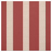 Bright Textured Red & Linen Streifen Stoff (Muster)