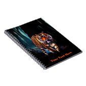 Bright Tiger Dark Forest Notizblock (Rechte Seite)