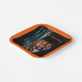 Bright Tiger Dark Forest Pappteller (Gewinkelt)