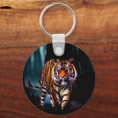 Bright Tiger Dark Forest Schlüsselanhänger (Rückseite)