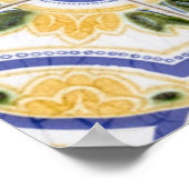 Bright til pattern, Portugal Poster (Ecke)