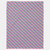 Bright Traditional Islamic Pattern Fleece Blanket (Vorderseite)