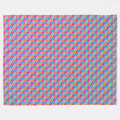 Bright Traditional Islamic Pattern Fleece Blanket (Vorderseite (Horizontal))