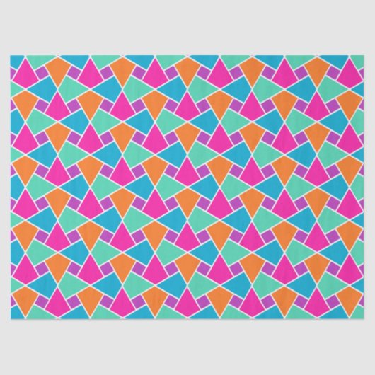Bright Traditional Islamic Pattern Tissue Paper Seidenpapier (Vorderseite)
