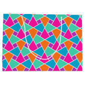 Bright Traditionelle islamische Muster große Gesch Große Geschenktüte (Rückseite)