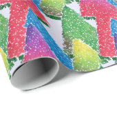 Bright Tree Wrapping Paper Geschenkpapier (Rolleneckpunkt)
