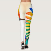 Bright Tropical Bird Leggings (Rückseite)
