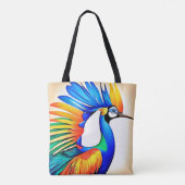 Bright Tropical Bird Tasche (Rückseite)