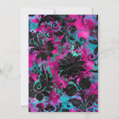 BRIGHT TROPICAL BIRTHDAY EINLADUNG (Rückseite)