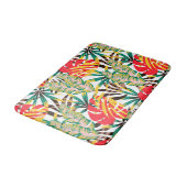 Bright Tropical Pattern Badematte (Schrägansicht)
