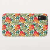Bright Tropical Pattern Case-Mate iPhone Hülle (Rückseite (Horizontal))