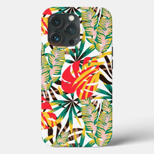 Bright Tropical Pattern Case-Mate iPhone Hülle (Rückseite)